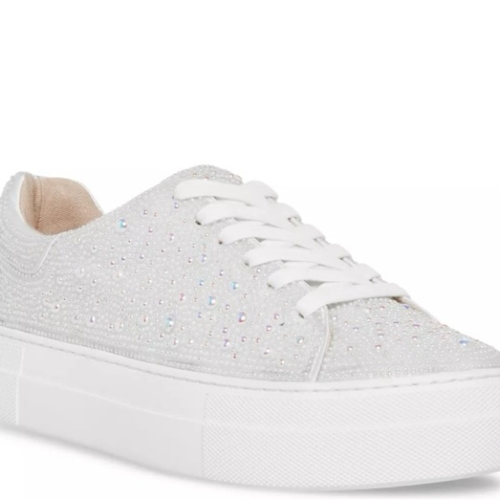 Betsey Johnson Pearl White Sneakers